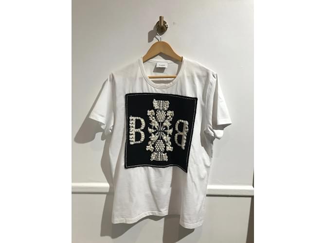 T-shirt BARRIE.International L Coton Blanc  ref.1177464