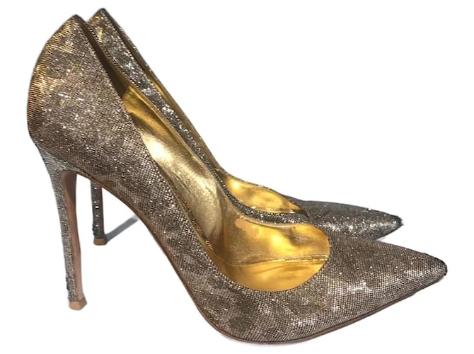 GIANVITO ROSSI  Heels T.eu 41 glitter Golden  ref.1177518