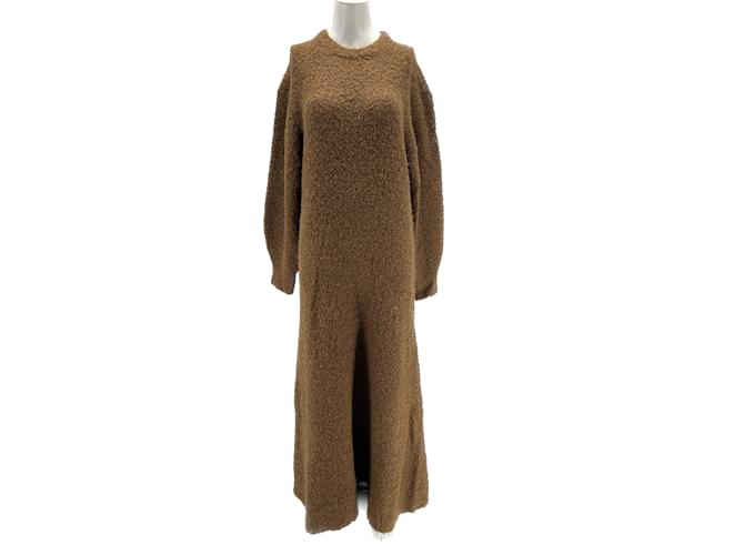 Autre Marque LE VÊTEMENT Robes T.UK 10 Wool Laine Marron  ref.1177803