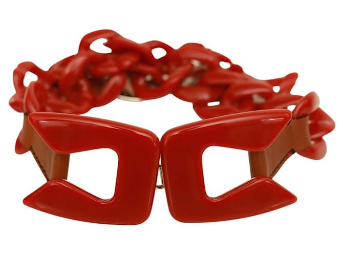 Prada Belts Red Chain  ref.1177955