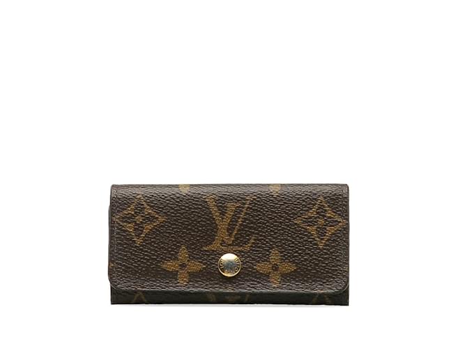 Louis Vuitton Monogram Multicles 4 Porta-chaves M62631 Marrom Lona  ref.1177963