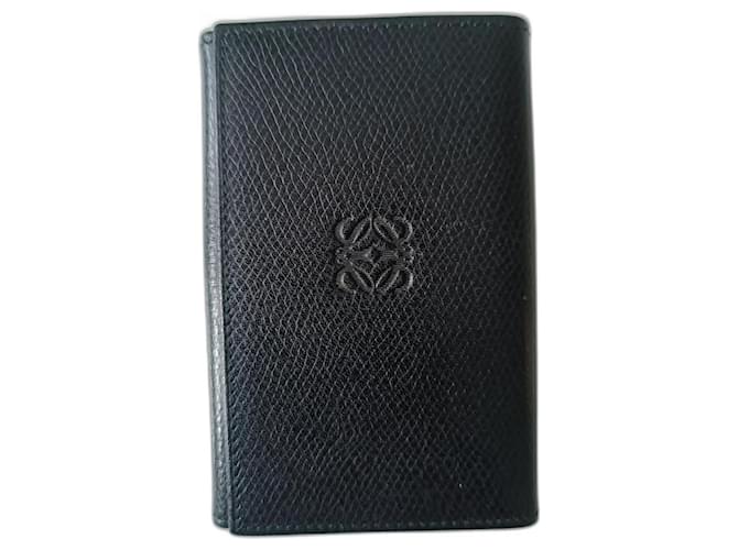 Loewe Purses, wallets, cases Black Leather  ref.1178052