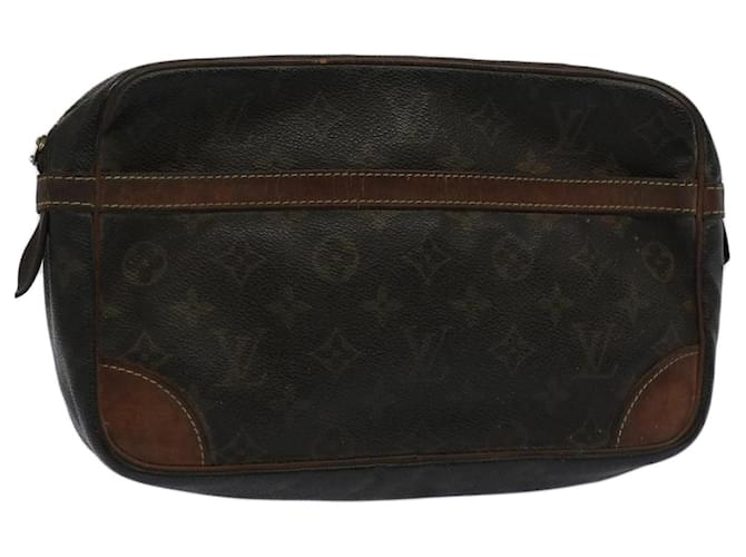 Louis Vuitton Monogram Compiegne 28 Clutch Bag M51845 LV Auth bs10569 Cloth  ref.1178084