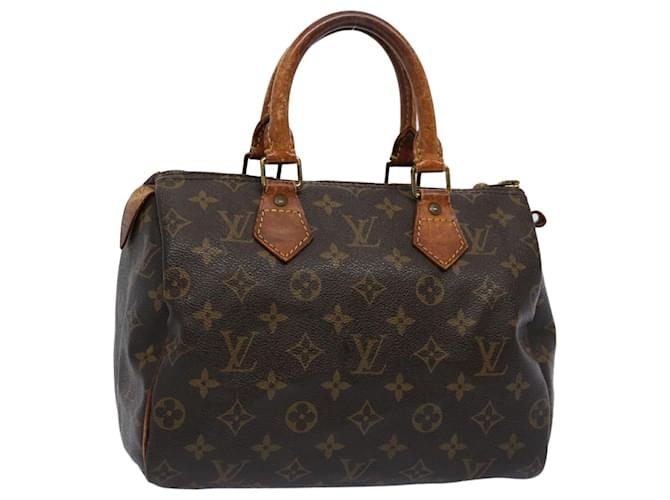 Louis Vuitton Monogram Speedy 25 Hand Bag M41528 LV Auth 60071 Cloth  ref.1178170