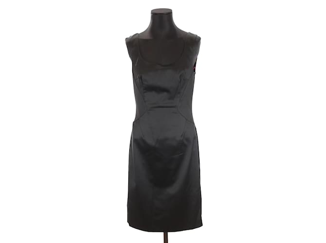 Dolce & Gabbana Schwarzes Kleid Polyester  ref.1178207