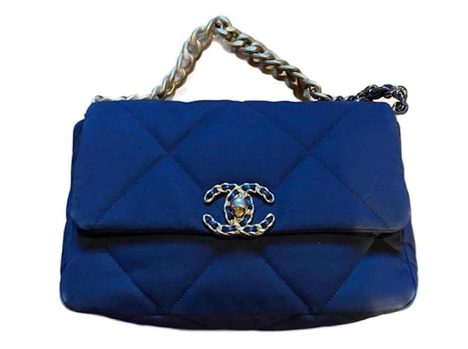 Chanel 19 Dark blue Cotton  ref.1178301