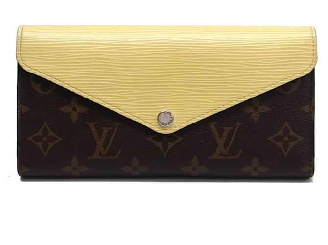 Louis Vuitton Sarah Giallo Tela  ref.1178317