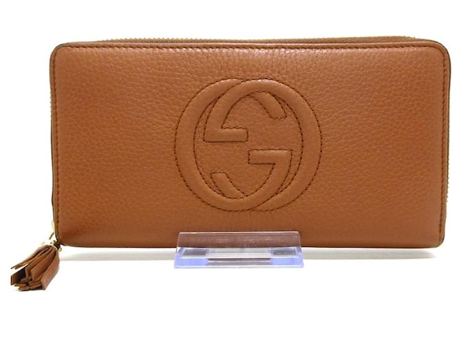 Gucci Soho Cuir Marron  ref.1178350