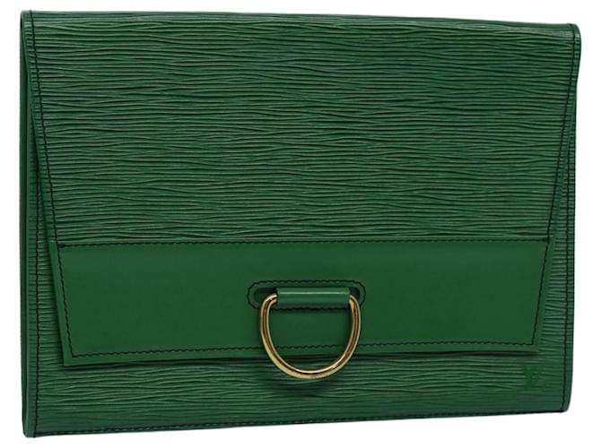 Louis Vuitton L�na Verde Couro  ref.1178488