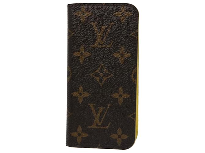 Capa iphone Louis Vuitton Marrom Lona  ref.1178601