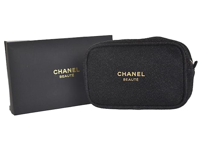 Classique Chanel Toile Noir  ref.1178637