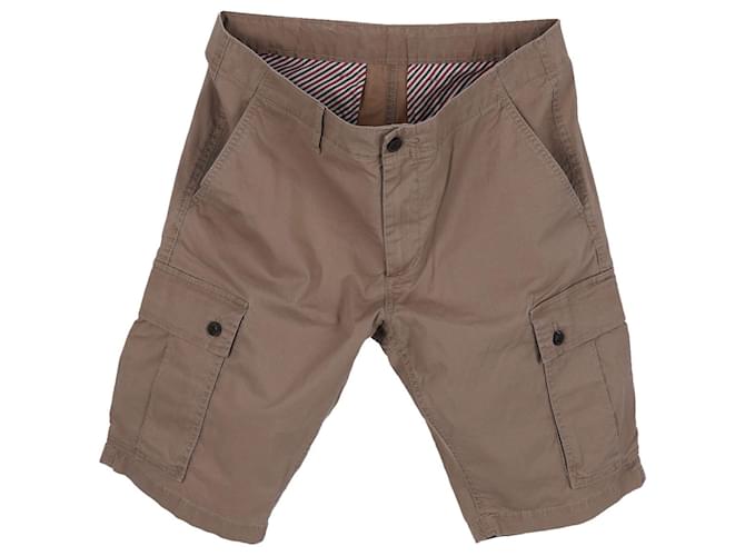 Tommy Hilfiger Pantalones cortos de corte regular para hombre Verde Caqui Algodón  ref.1178808