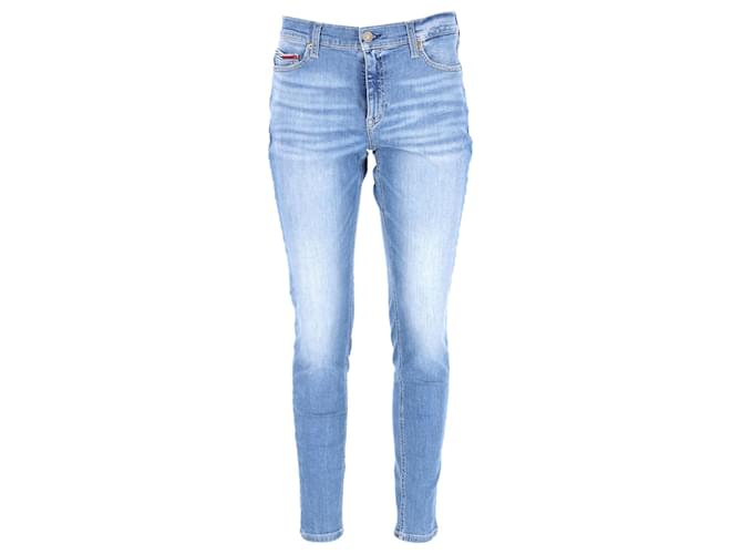 Tommy Hilfiger Jeans da donna con vestibilità skinny elasticizzati Nora Power Blu Cotone  ref.1178881