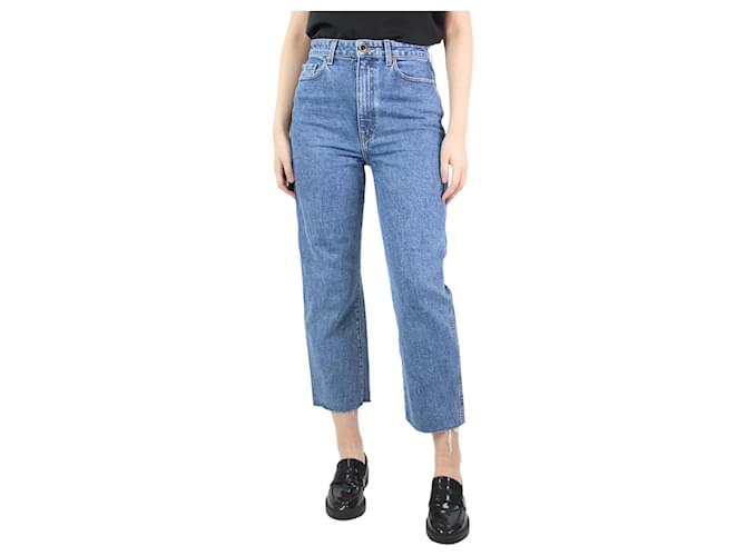 Khaite Blue straight-leg Abigail jeans - size UK 12 Cotton  ref.1178931