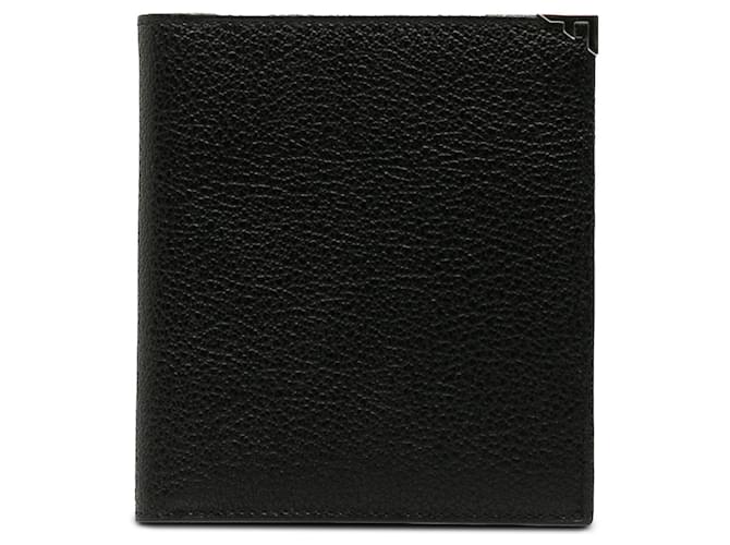 Salvatore Ferragamo Ferragamo Black Leather Small Wallet Pony-style calfskin  ref.1179009