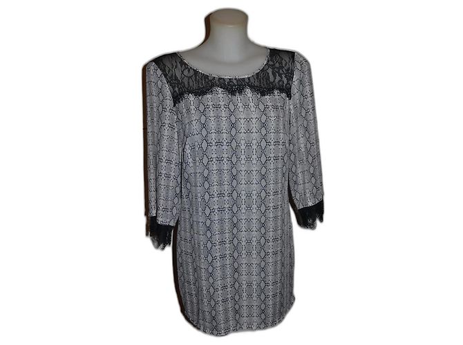 Langer Patrizia Pepe Pullover mit Spitzendetails Mehrfarben