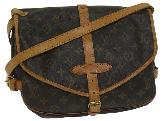 Louis Vuitton Monogram Saumur 30 Shoulder Bag M42256 LV Auth 61335 Cloth  ref.1179097