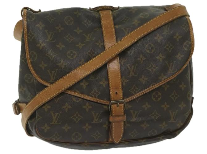 Louis Vuitton Monogram Saumur 35 Shoulder Bag M42254 LV Auth ki3888 Cloth  ref.1179098