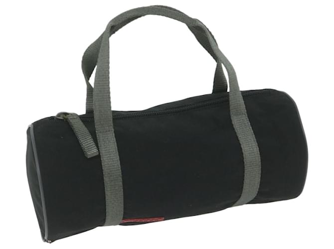PRADA Sports Hand Bag Nylon Black Auth am5350  ref.1179194