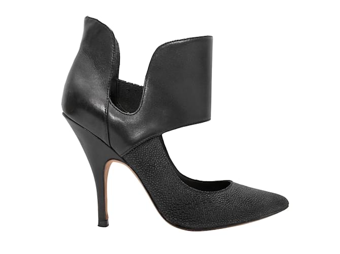 Black Jean Michel Cazabat Cutout Booties Size 36.5 Leather  ref.1179305