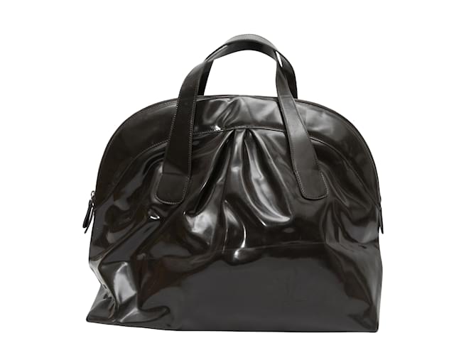 Black Marni Patent Top Handle Bowler Bag Patent leather  ref.1179323