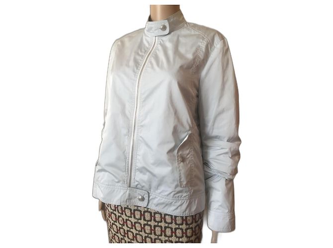 Chanel Silvery Polyester Jacket