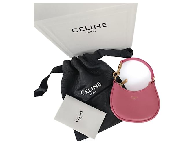 Bolsa Céline mini Ava em couro rosa  ref.1179356
