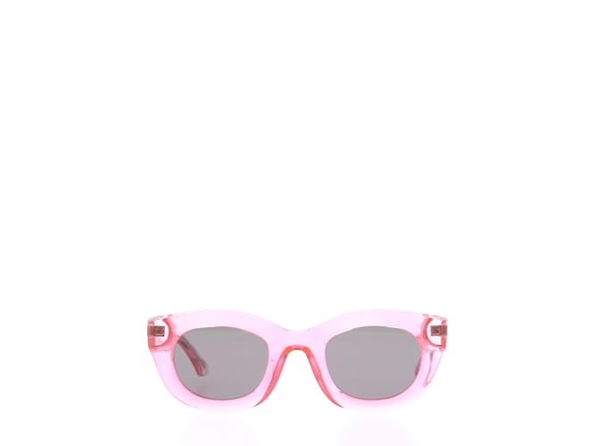 Autre Marque NICHT SIGN / UNSIGNIERTE Sonnenbrille T.  Plastik Pink Kunststoff  ref.1179424
