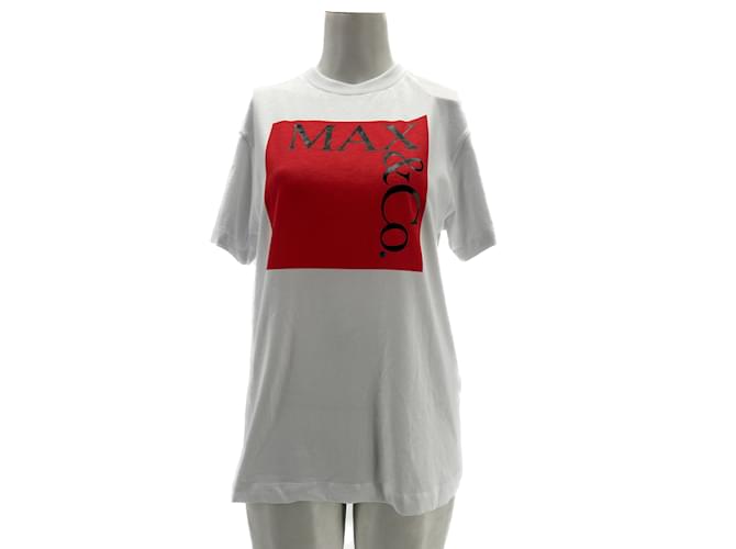Camisetas MAX & CO.Algodón S Internacional Blanco  ref.1179452