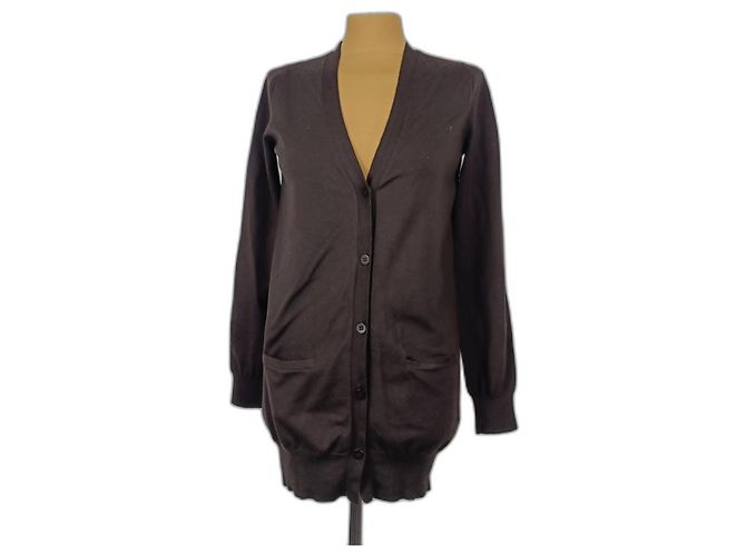Max Mara Strickpullover Wolle Braun 