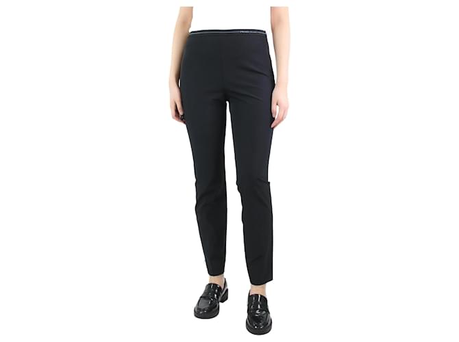 Prada Pantalon slim noir - taille UK 10 Polyester  ref.1179558