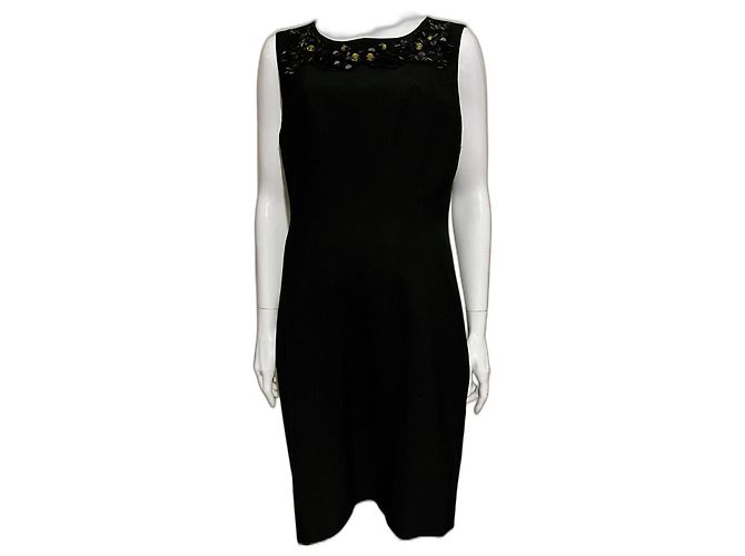 Diane Von Furstenberg DvF Mackenzie vestido con adornos Negro