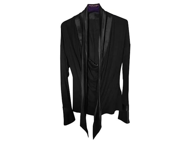 Givenchy Tops Black Silk  ref.1179740