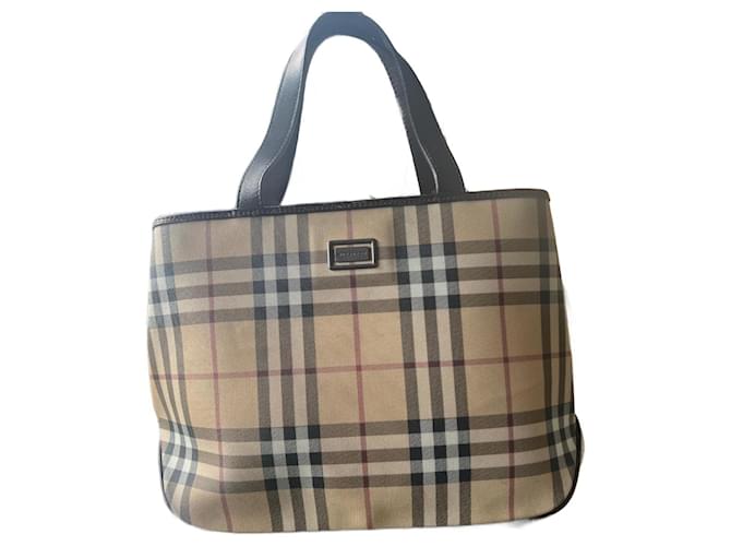 Burberry Handbags Beige Cloth  ref.1179777