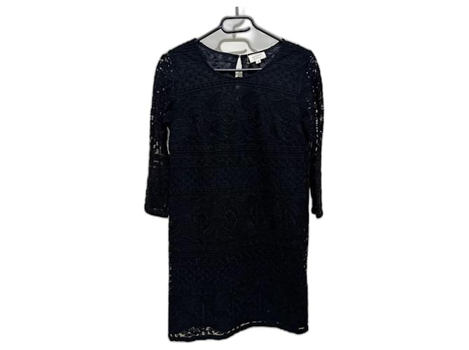 SéZane Dresses Black Cotton Nylon  ref.1179817