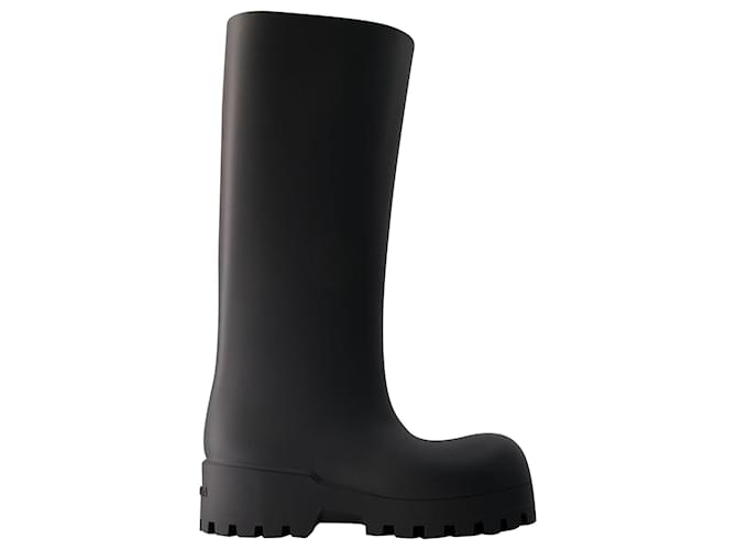 Bulldozer Boots - Balenciaga - Leather - Black  ref.1179870
