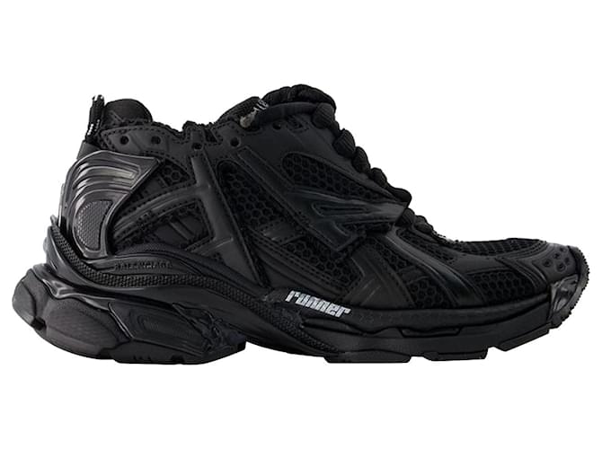 Runner Sneakers - Balenciaga - Mesh - Black Matt  ref.1179940