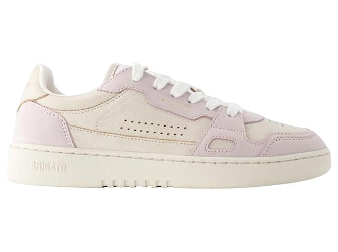 Dice Lo Sneakers - Axel Arigato - Leather - Beige/Lilac Pony-style calfskin  ref.1179982
