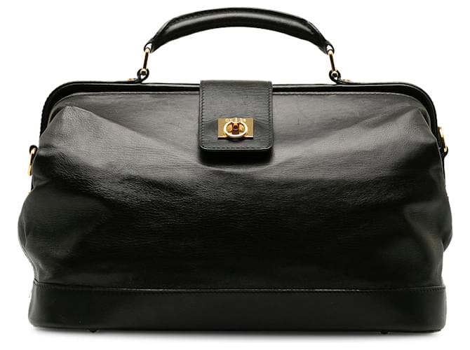 Céline Celine Black Leather Handbag Pony-style calfskin  ref.1180083