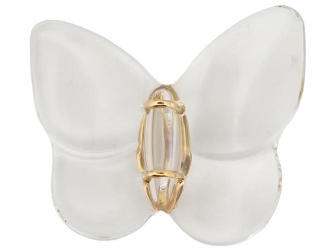 Other jewelry NEW BACCARAT BACCARAT BUTTERFLY BROOCH IN CRYSTAL AND YELLOW GOLD MOUNTING 18K BROOCH  ref.1180250