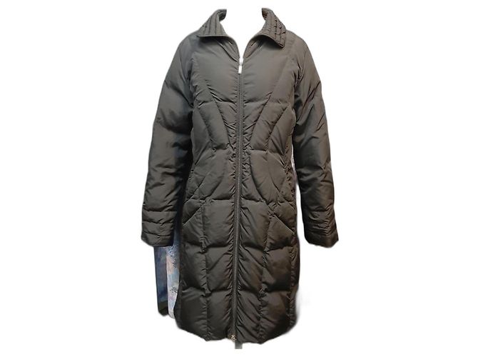 Moncler Long Padded Down Jacket Black