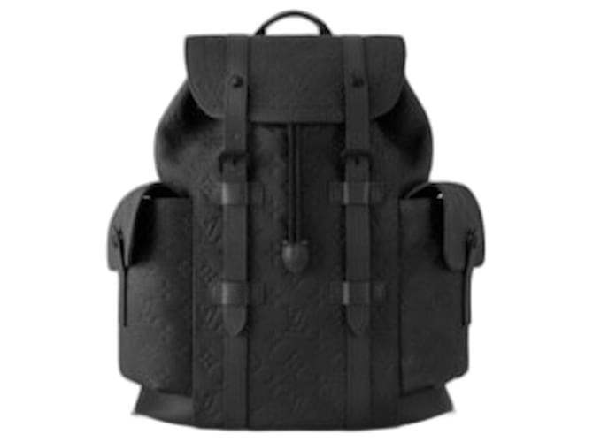 Louis Vuitton LV Backpack Christopher PM Black Leather  ref.1180275