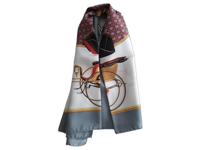 Hermès “Transformation Cars” Multiple colors Silk  ref.1180293