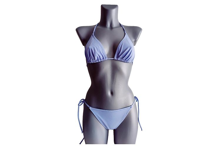 John Galliano Lavendel Bikini mit Strass