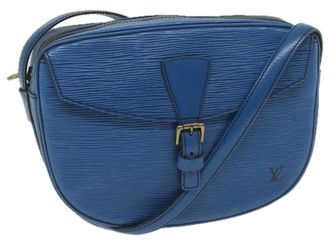 LOUIS VUITTON Epi June Feuille Shoulder Bag Blue M52155 LV Auth 60732 Leather  ref.1180455