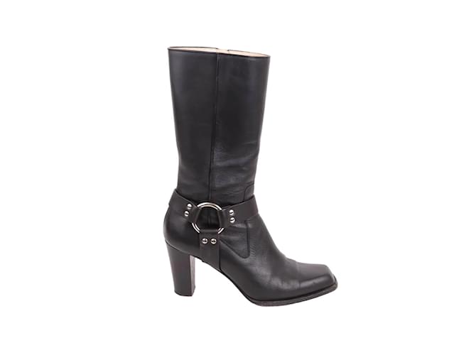 Altuzarra Leather boots Black  ref.1180494