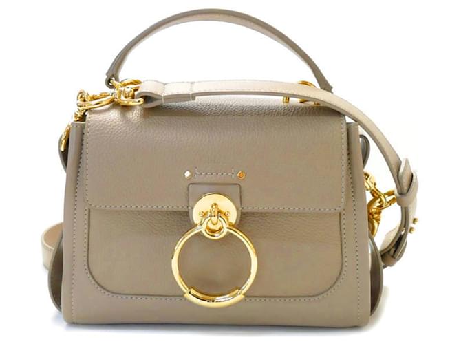 Autre Marque Chloé Tess Dorado Cuero  ref.1180550