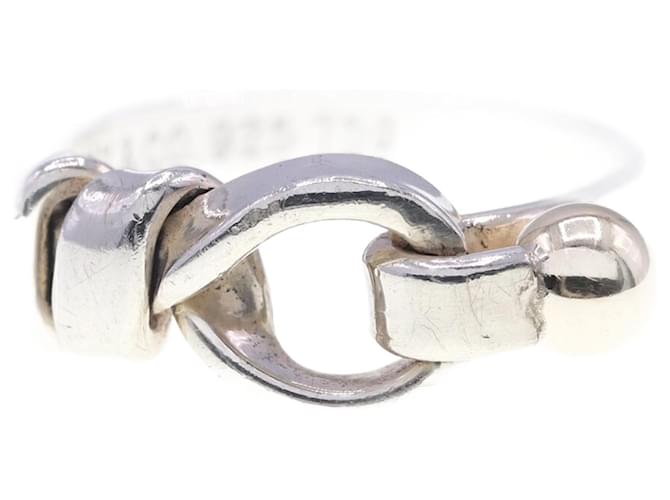 Tiffany & Co Love knot Silvery Silver  ref.1180567