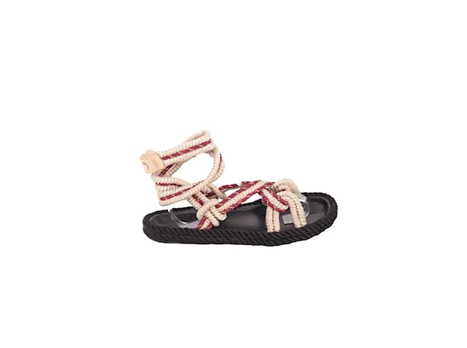 Isabel Marant Leather sandals Beige  ref.1180786