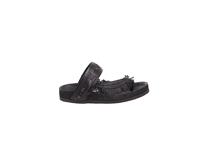 Isabel Marant Leather sandals Black  ref.1180792
